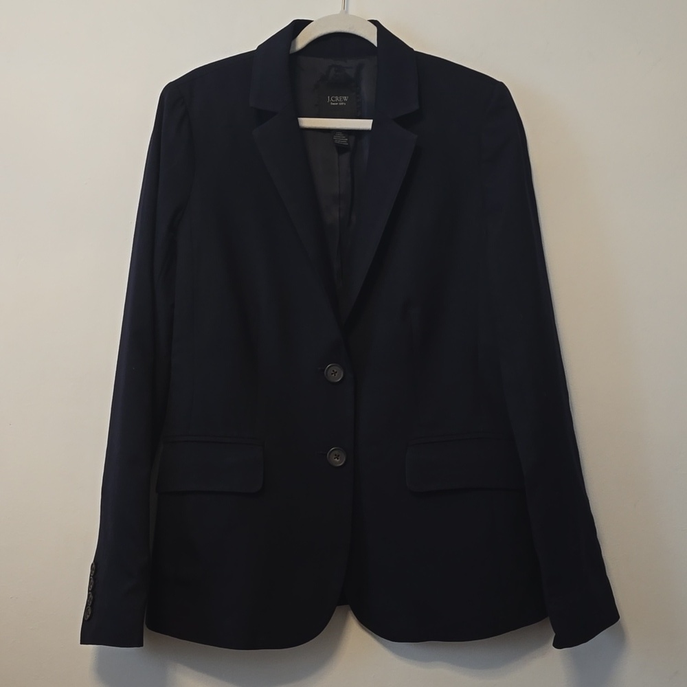 J. Crew Navy Blue Classic Blazer